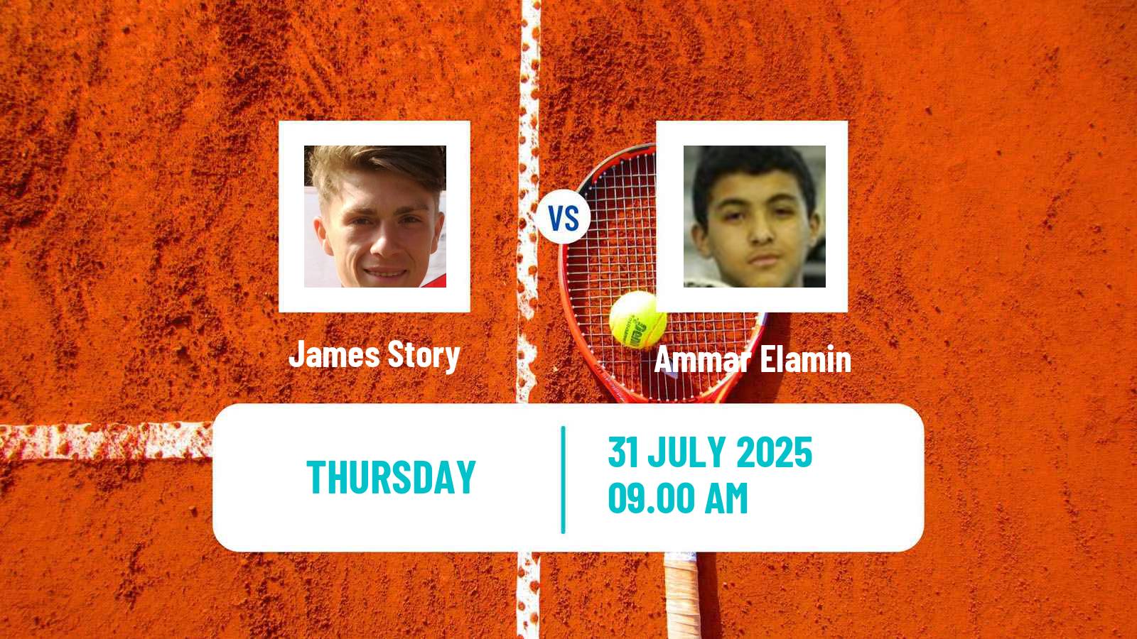 Tennis ITF M15 Dublin Men James Story - Ammar Elamin