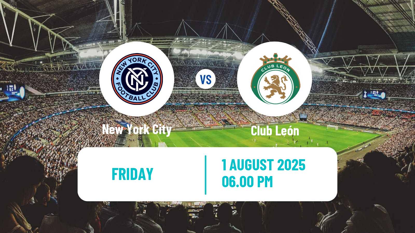 Football CONCACAF League Cup New York City - Club León