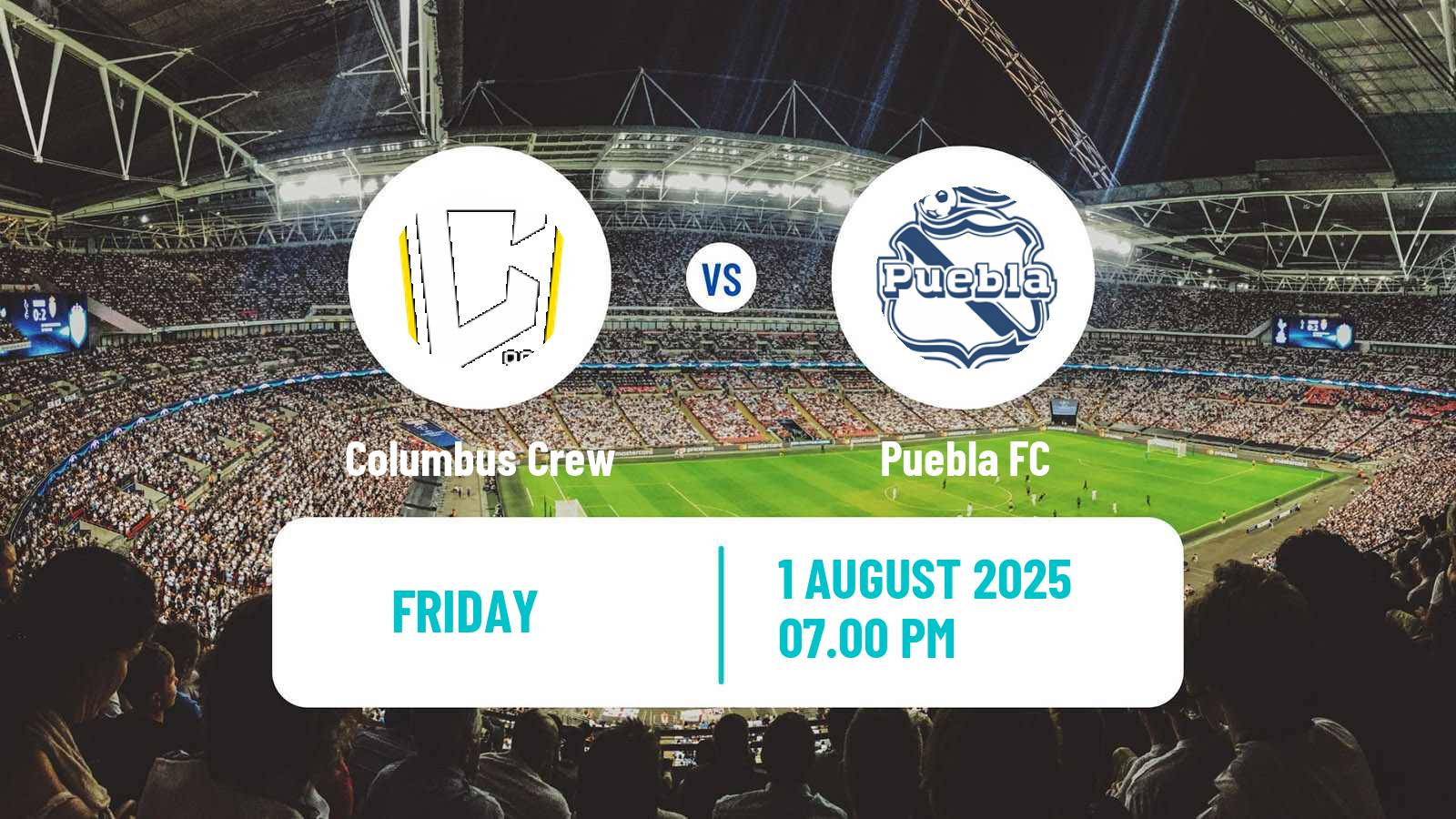 Football CONCACAF League Cup Columbus Crew - Puebla