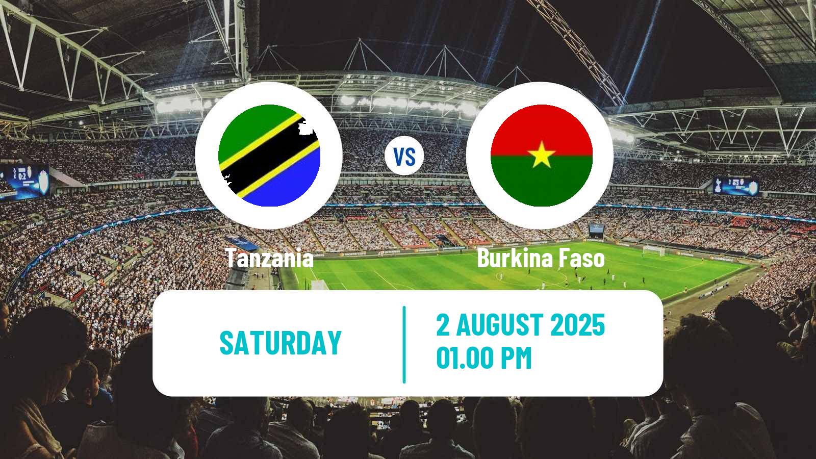 Football African Nations Championship Tanzania - Burkina Faso