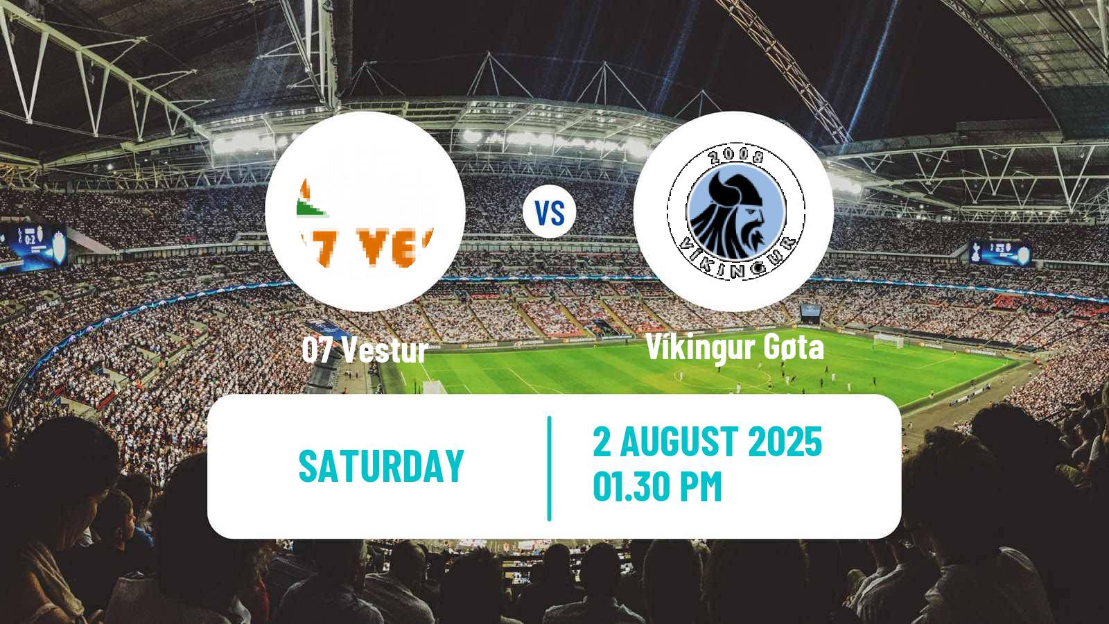 Football Faroe Islands Premier League 07 Vestur - Víkingur Gøta