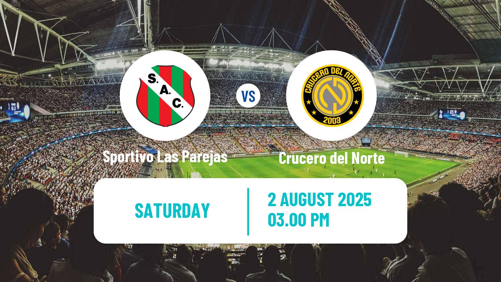 Football Argentinian Torneo Federal Sportivo Las Parejas - Crucero del Norte