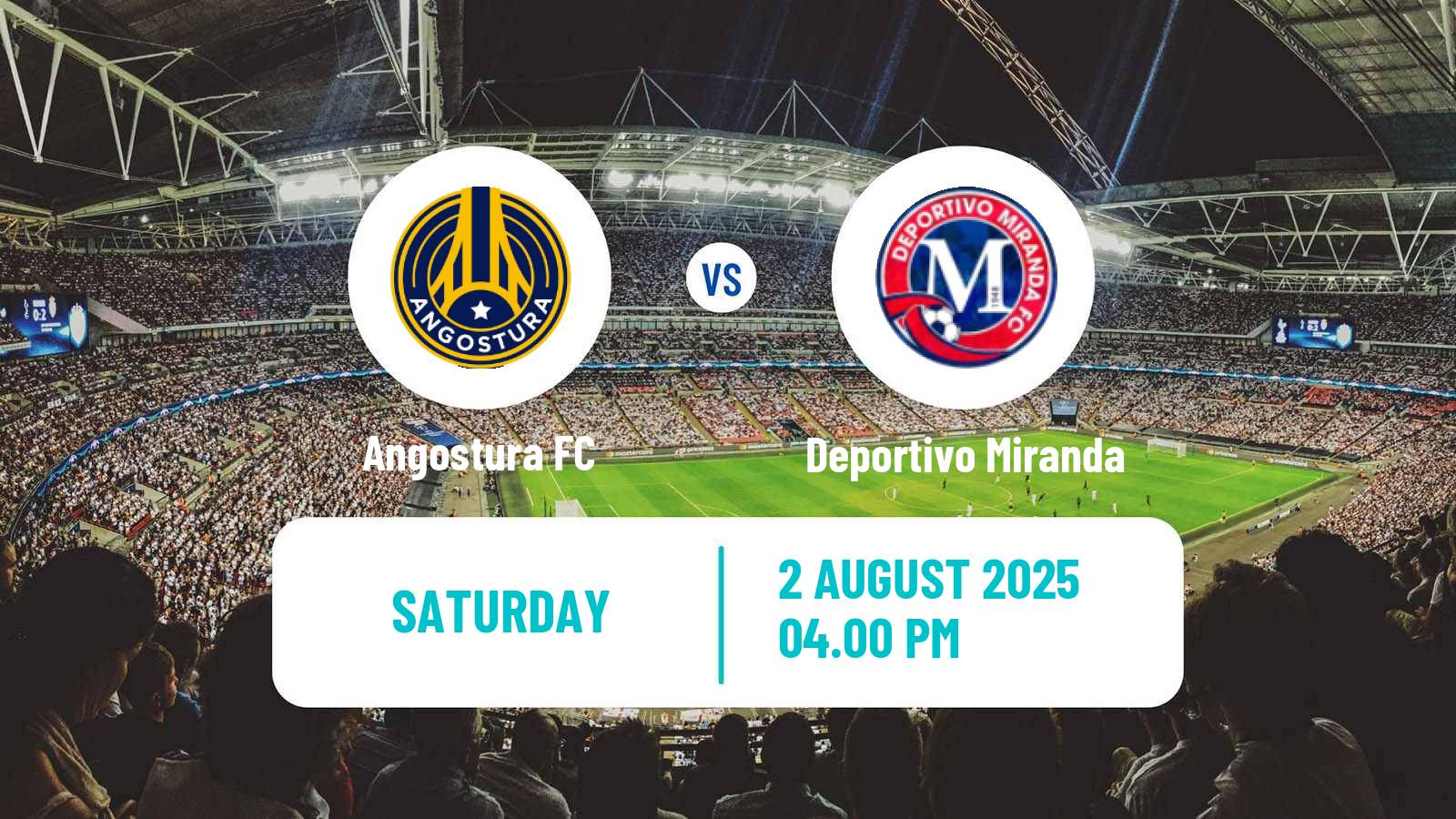 Football Venezuelan Segunda Division Angostura - Deportivo Miranda