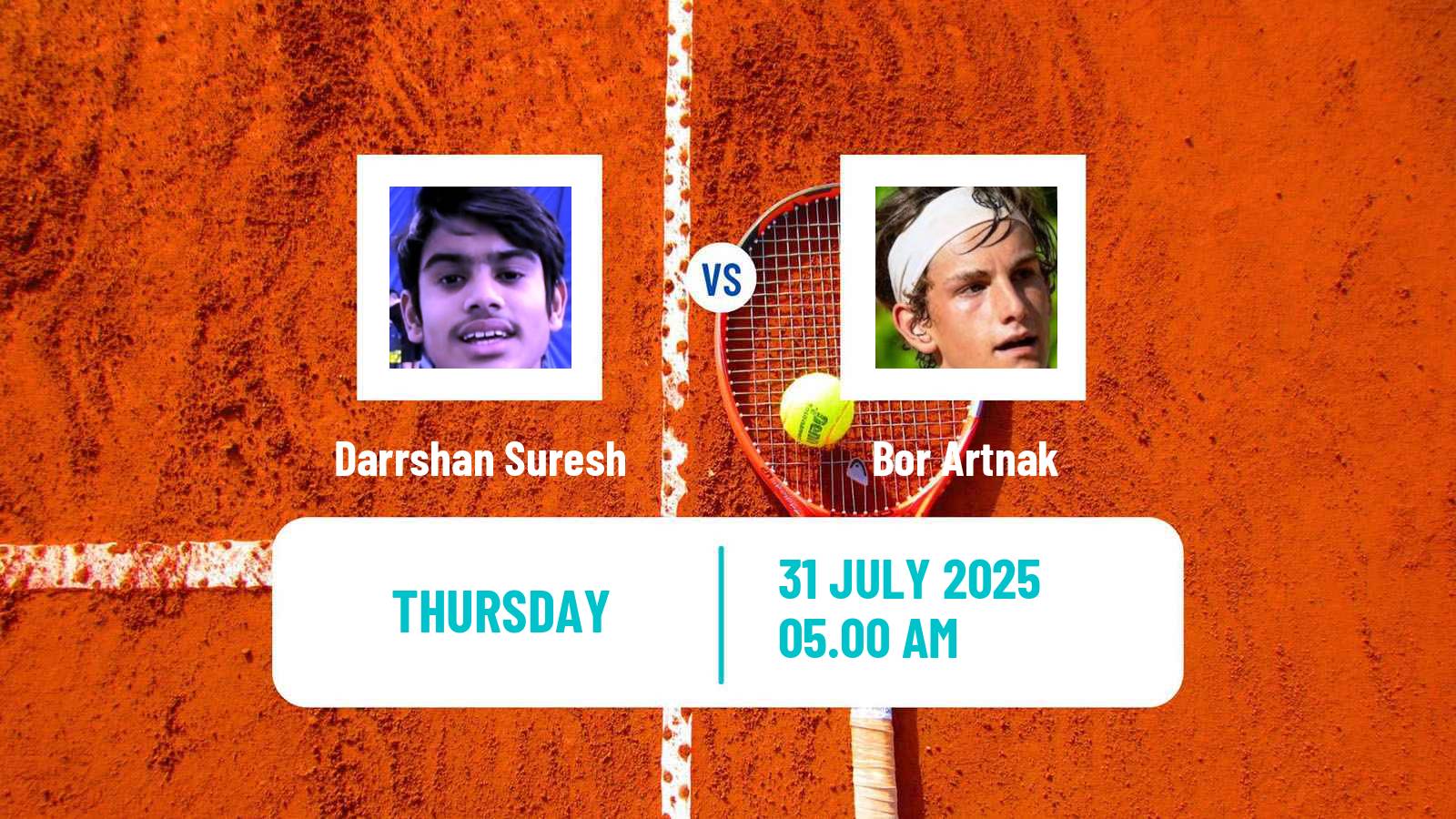 Tennis ITF M25 Brazzaville Men Darrshan Suresh - Bor Artnak