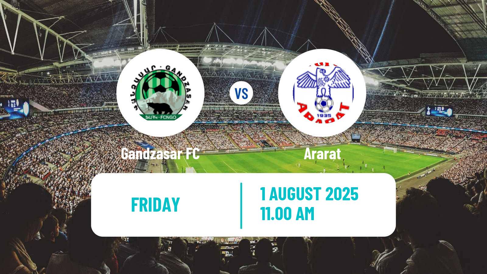 Football Armenian Premier League Gandzasar - Ararat