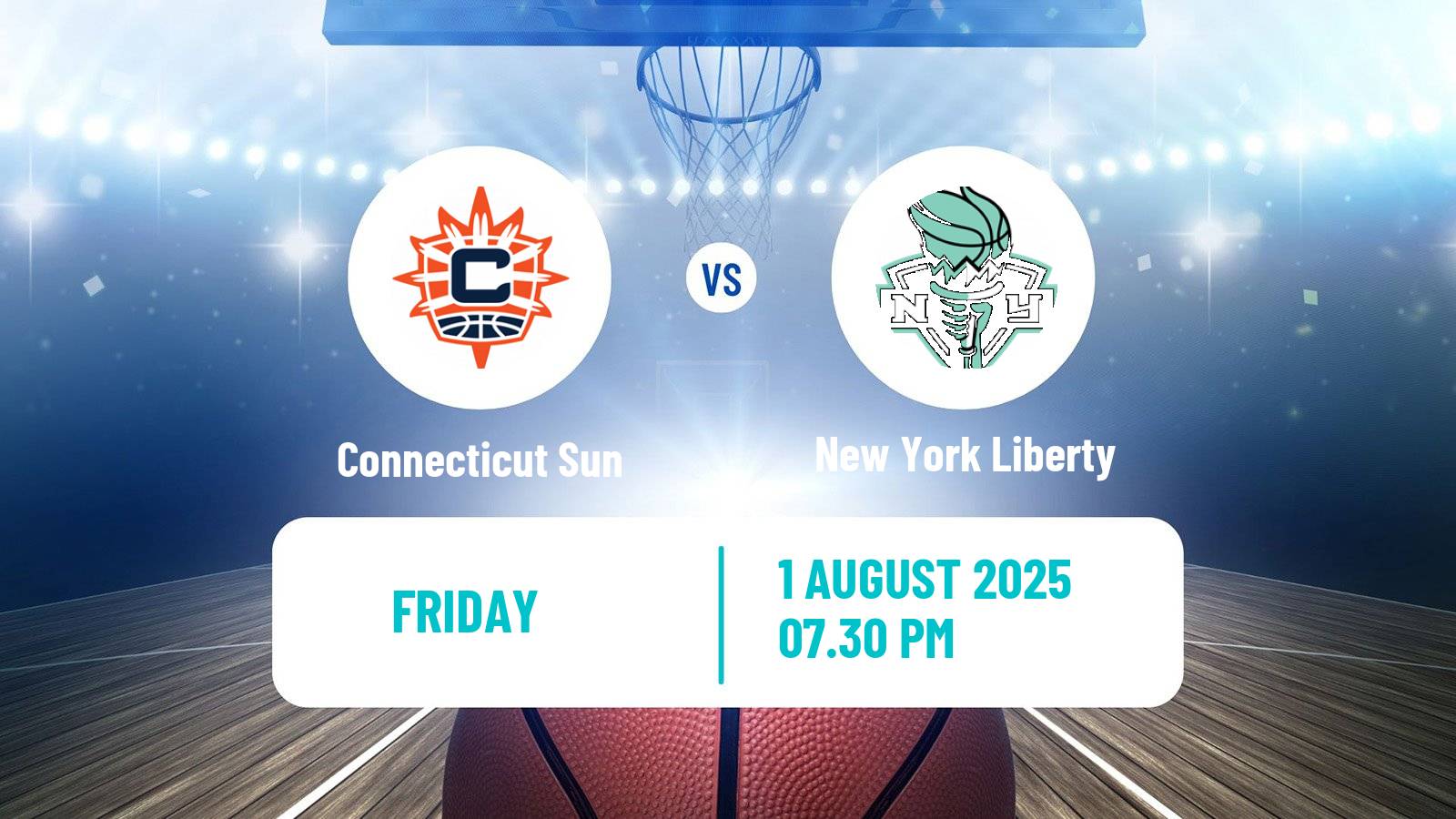 Basketball WNBA Connecticut Sun - New York Liberty