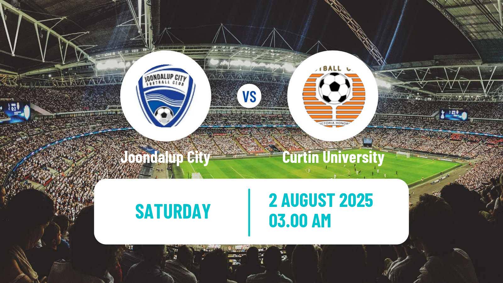 Football Australian WA State League Joondalup City - Curtin University