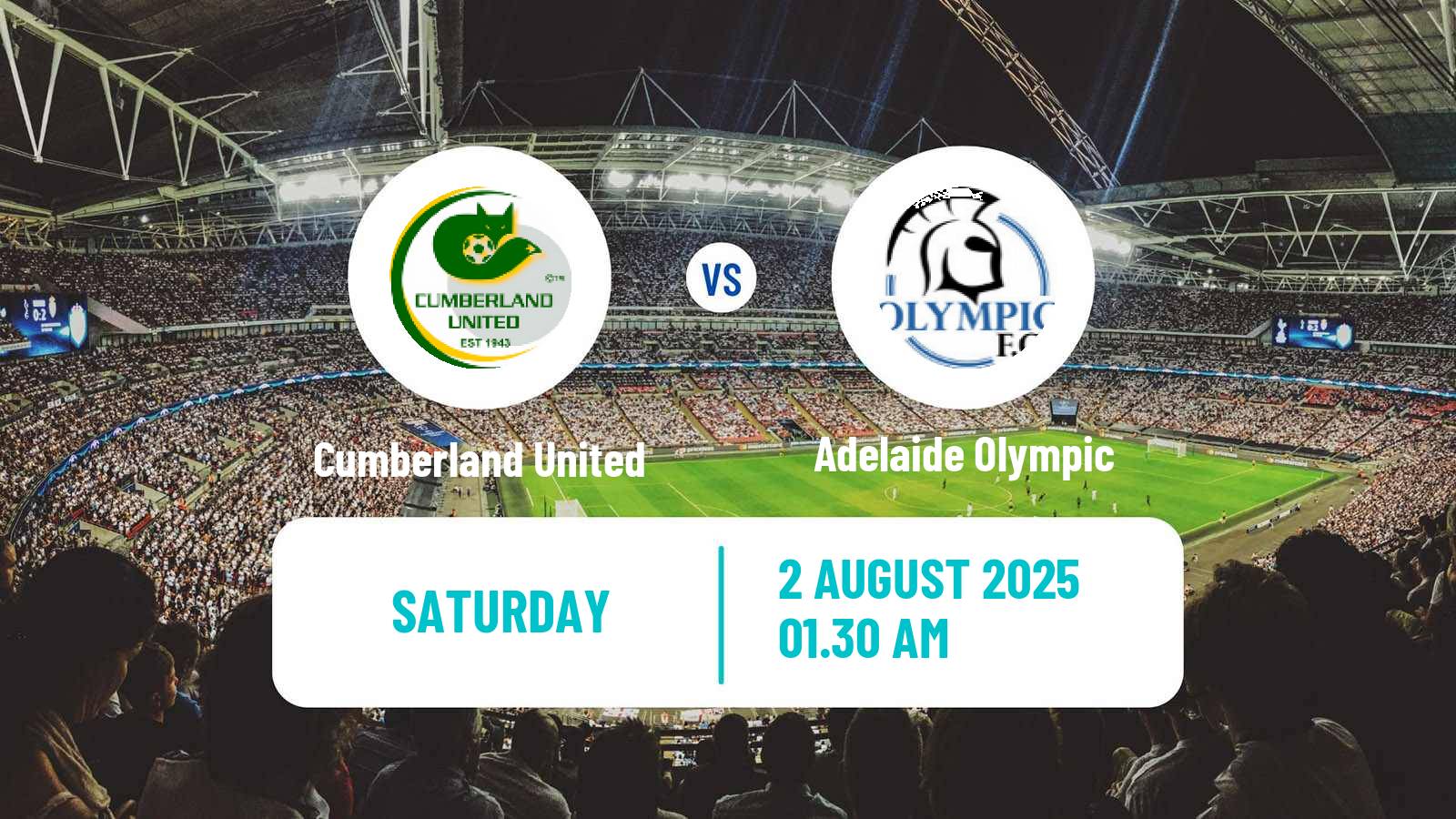 Football Australian SA State League Cumberland United - Adelaide Olympic