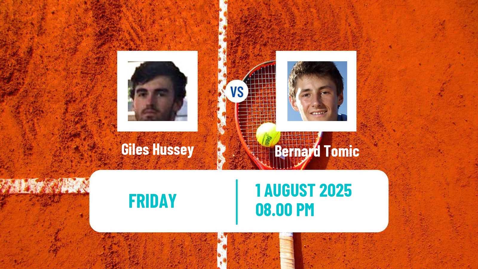 Tennis Lexington Challenger Men Giles Hussey - Bernard Tomic