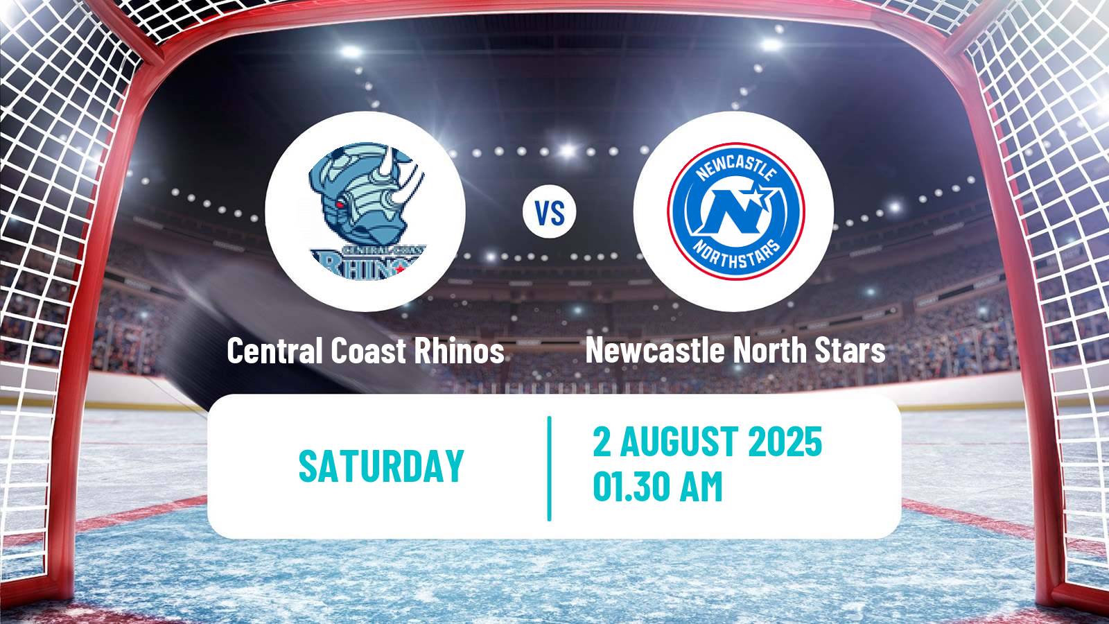 Hockey Australian Ice Hockey League Central Coast Rhinos - Newcastle North Stars