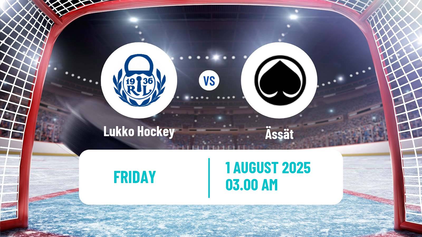 Hockey Finnish Pitsiturnaus Lukko - Ässät