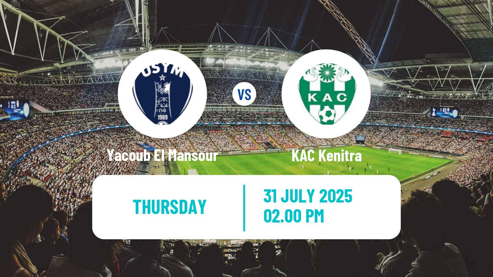 Football Club Friendly Yacoub El Mansour - KAC Kenitra