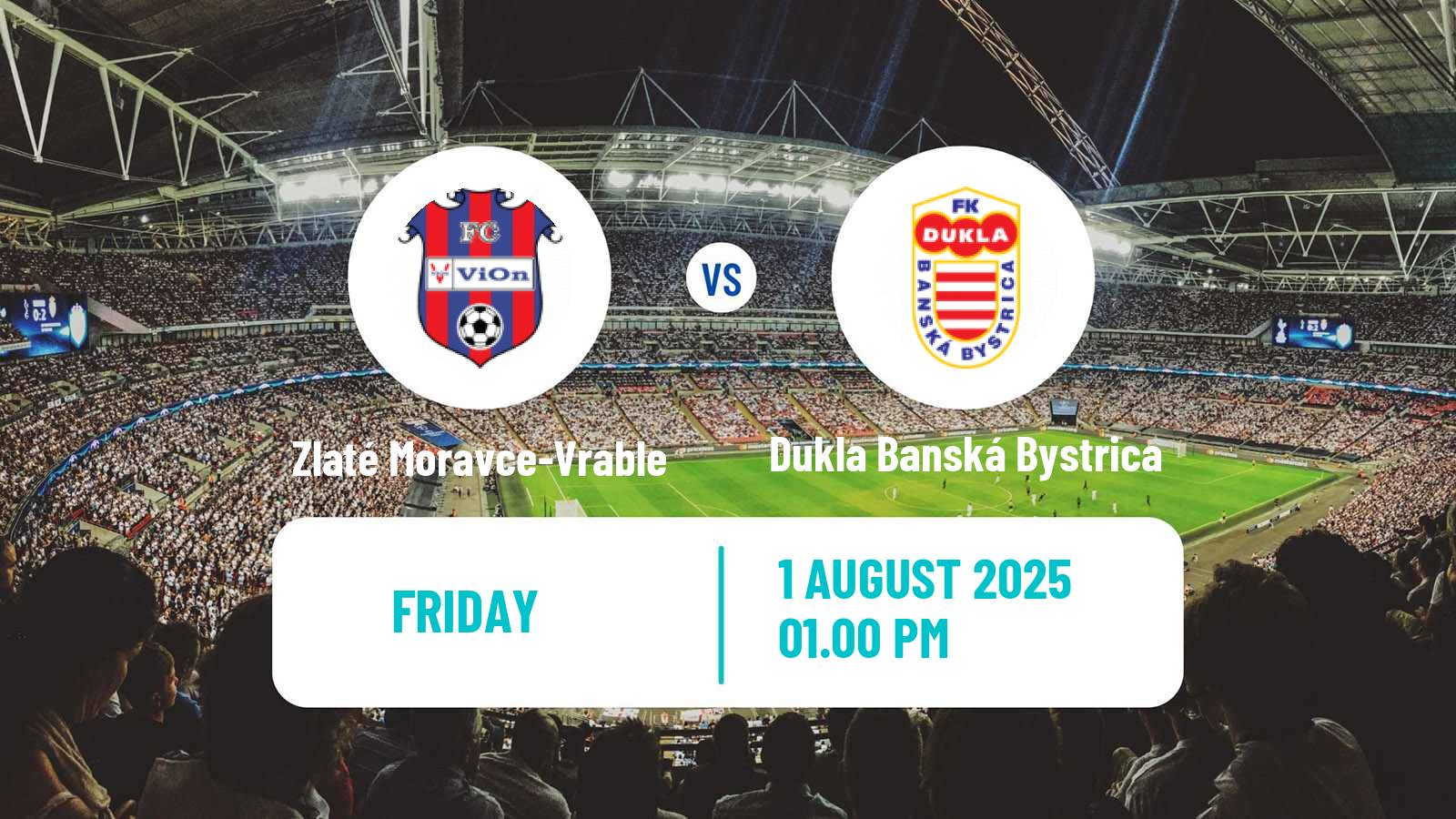 Football Slovak 2 Liga Zlaté Moravce-Vrable - Dukla Banská Bystrica