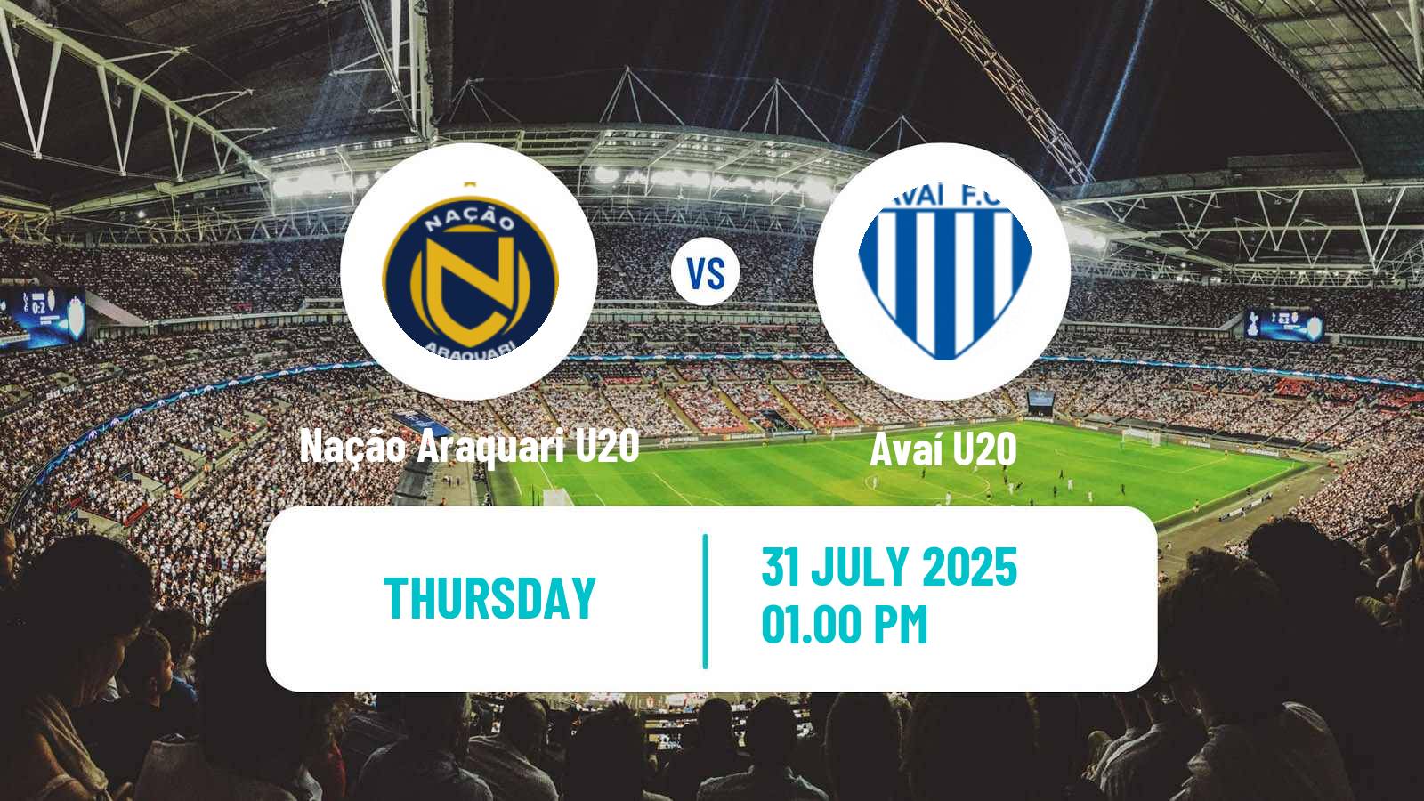 Football Brazilian Catarinense U20 Nação Araquari U20 - Avaí U20