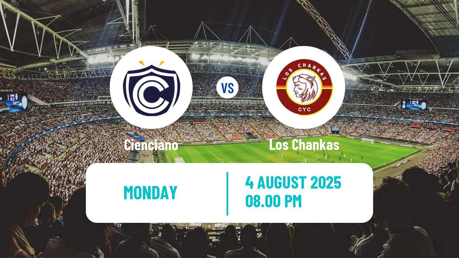 Football Peruvian Liga 1 Cienciano - Los Chankas