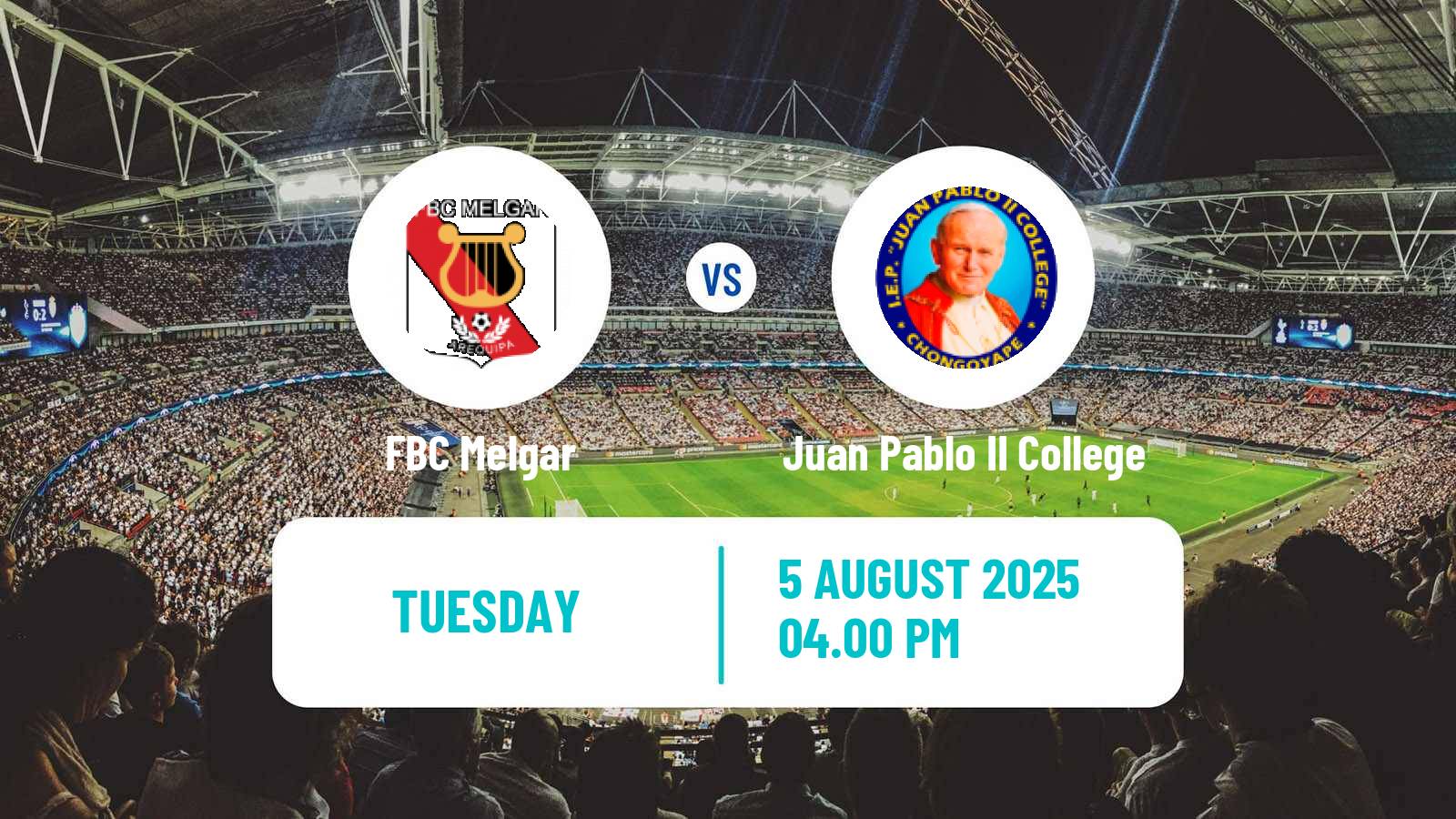 Football Peruvian Liga 1 FBC Melgar - Juan Pablo II College