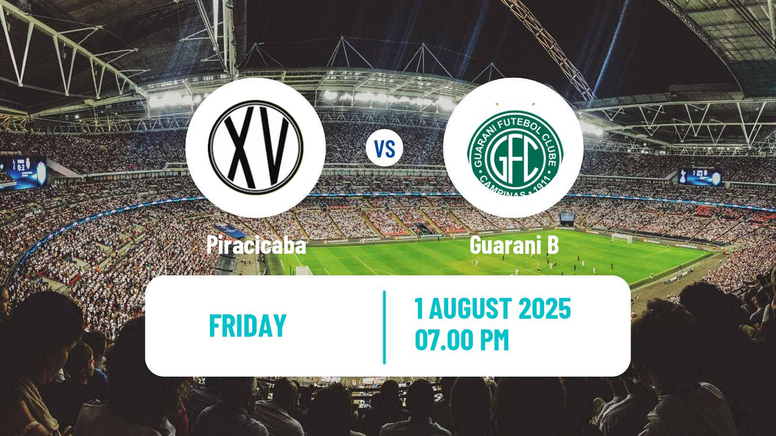 Football Brazilian Copa Paulista Piracicaba - Guarani B