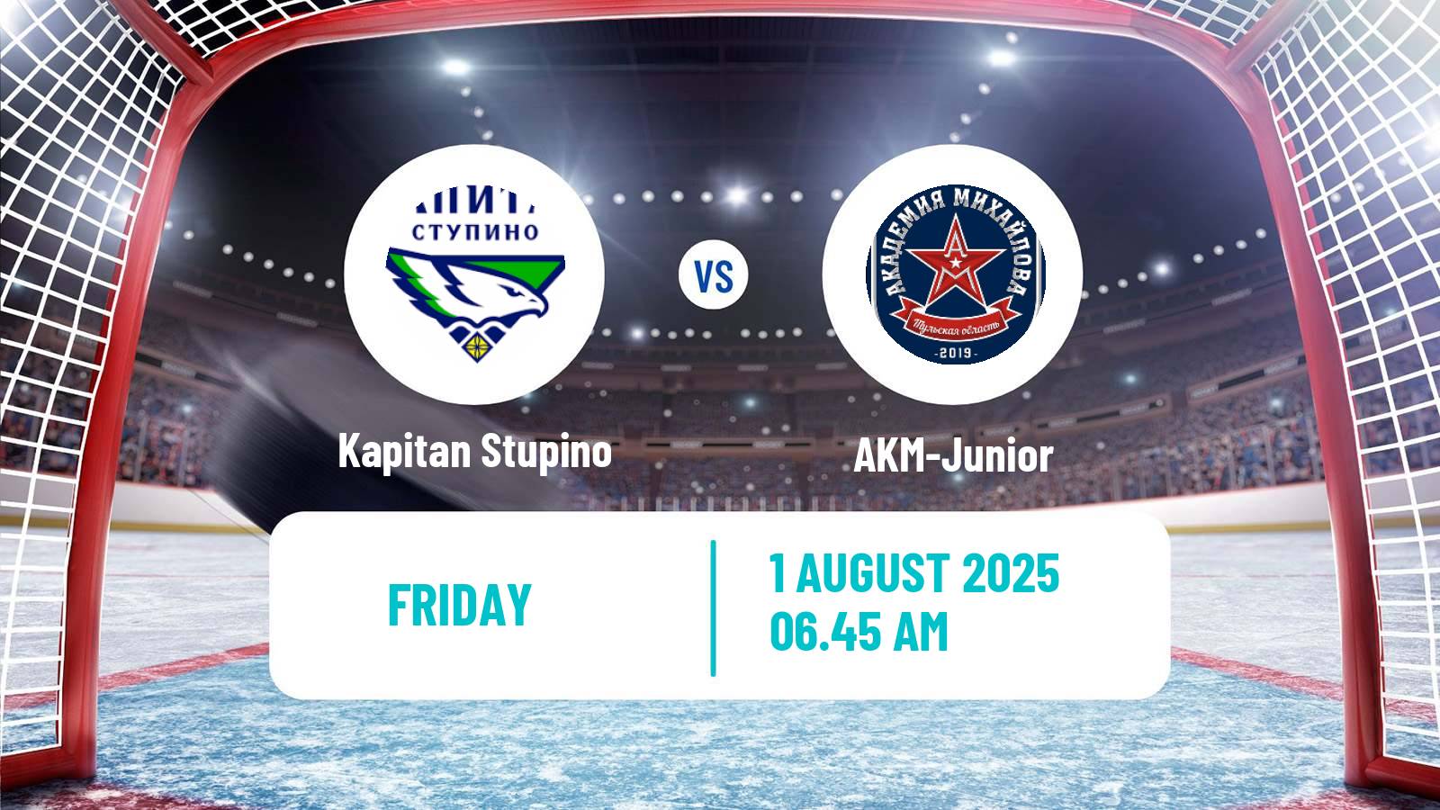 Hockey Club Friendly Ice Hockey Kapitan Stupino - AKM-Junior