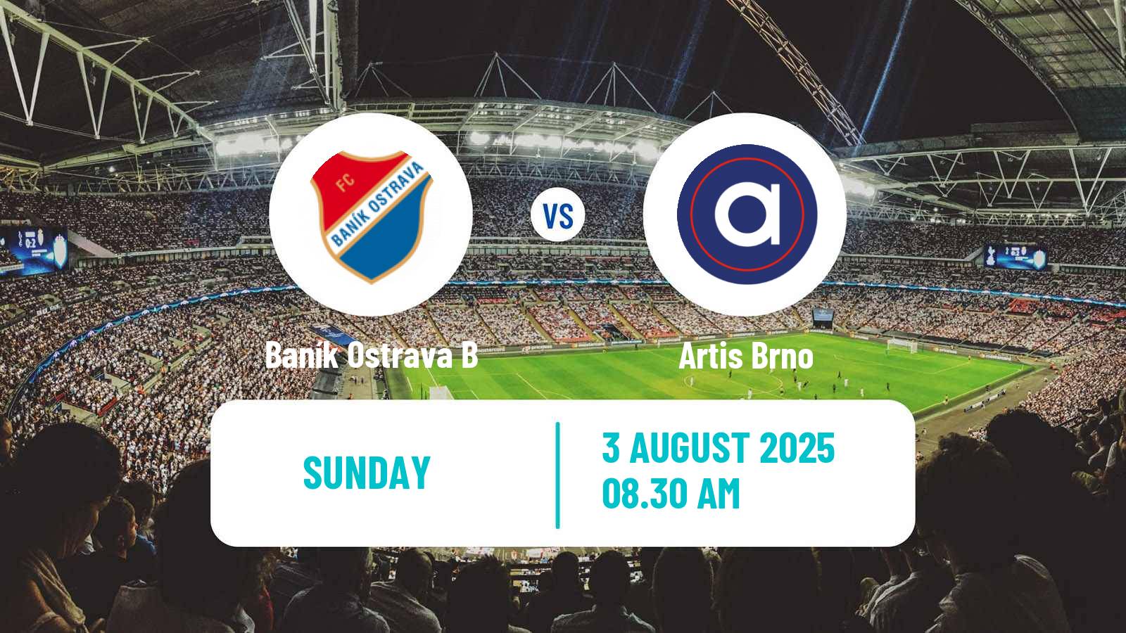 Football Czech Division 2 Baník Ostrava B - Artis Brno
