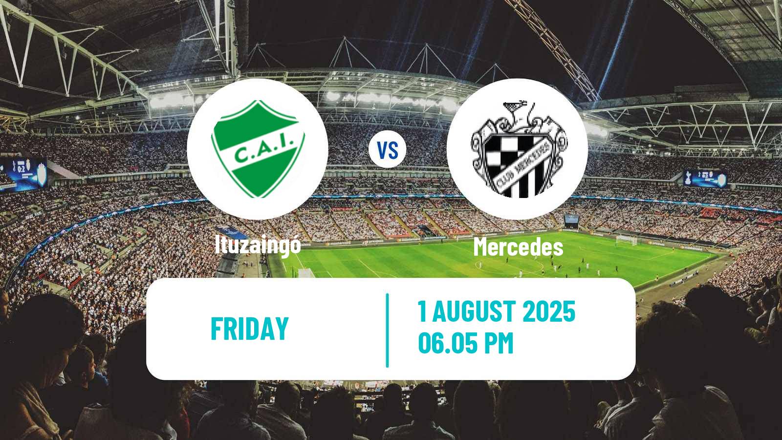 Football Argentinian Primera C Ituzaingó - Mercedes