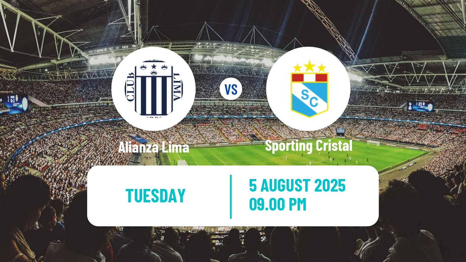 Football Peruvian Liga 1 Alianza Lima - Sporting Cristal