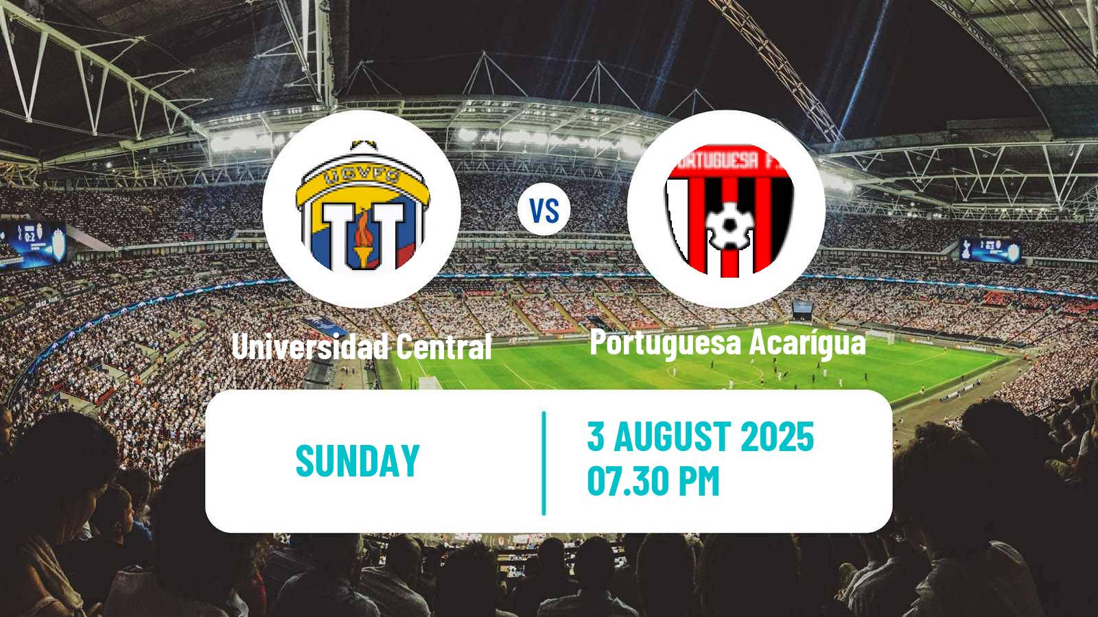 Football Venezuelan Primera Division Universidad Central - Portuguesa Acarígua