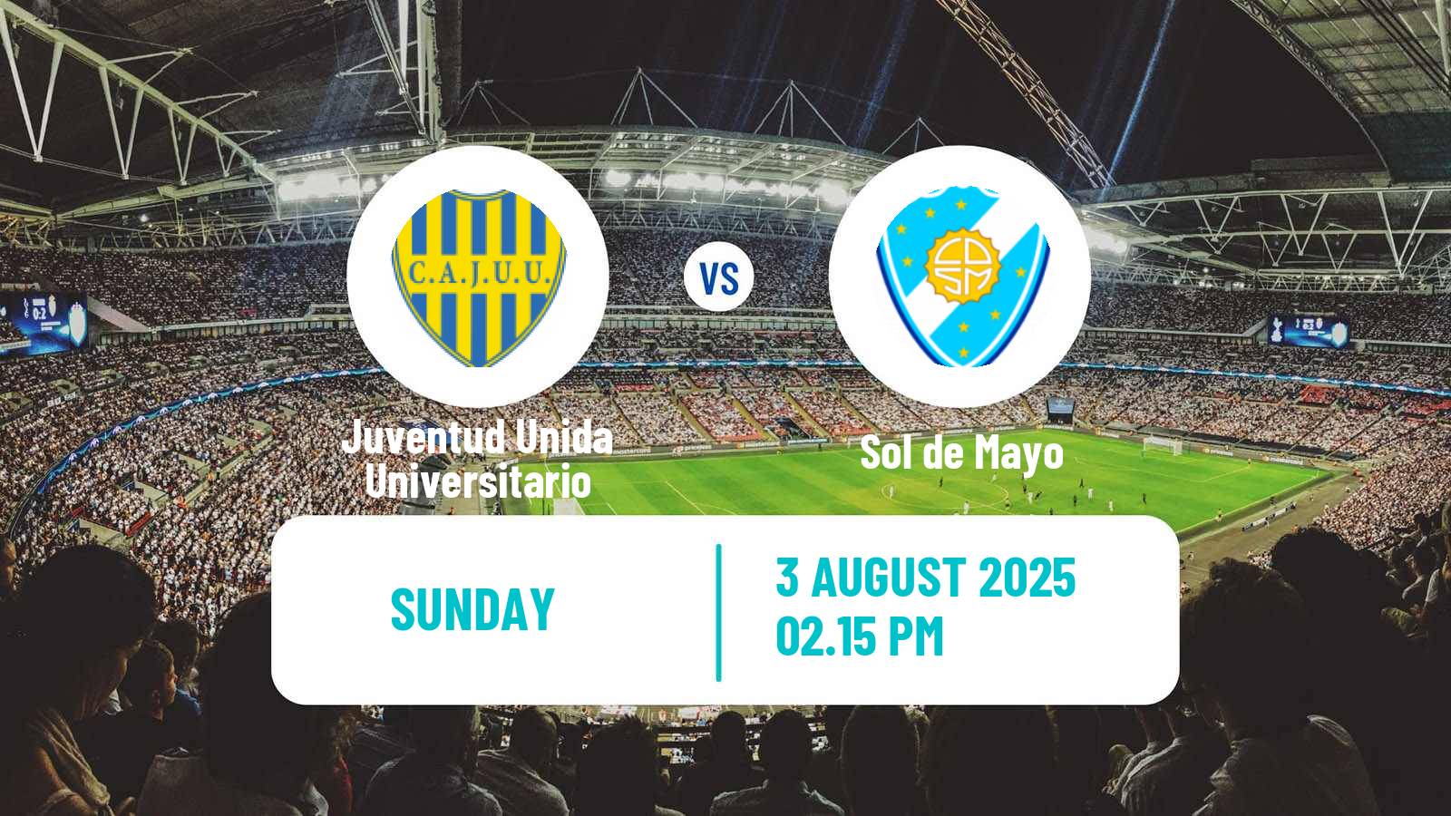 Football Argentinian Torneo Federal Juventud Unida Universitario - Sol de Mayo
