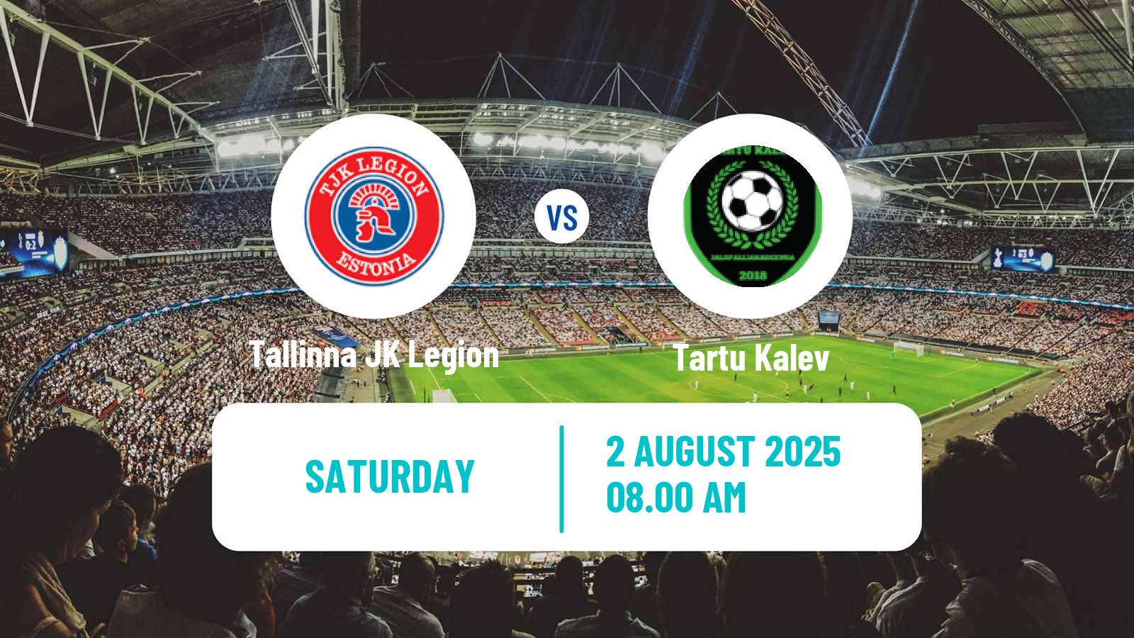 Football Estonian Esiliiga B Tallinna JK Legion - Tartu Kalev