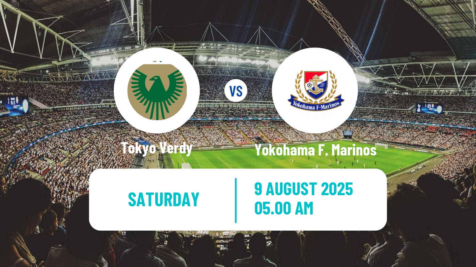 Football Japan J1 League Tokyo Verdy - Yokohama F. Marinos