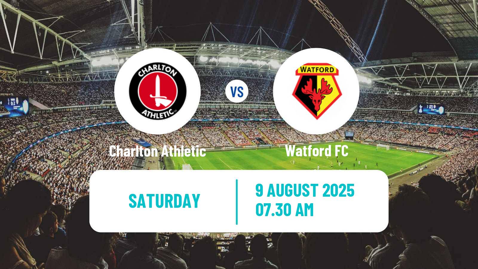 Football English League Championship Charlton Athletic - Watford