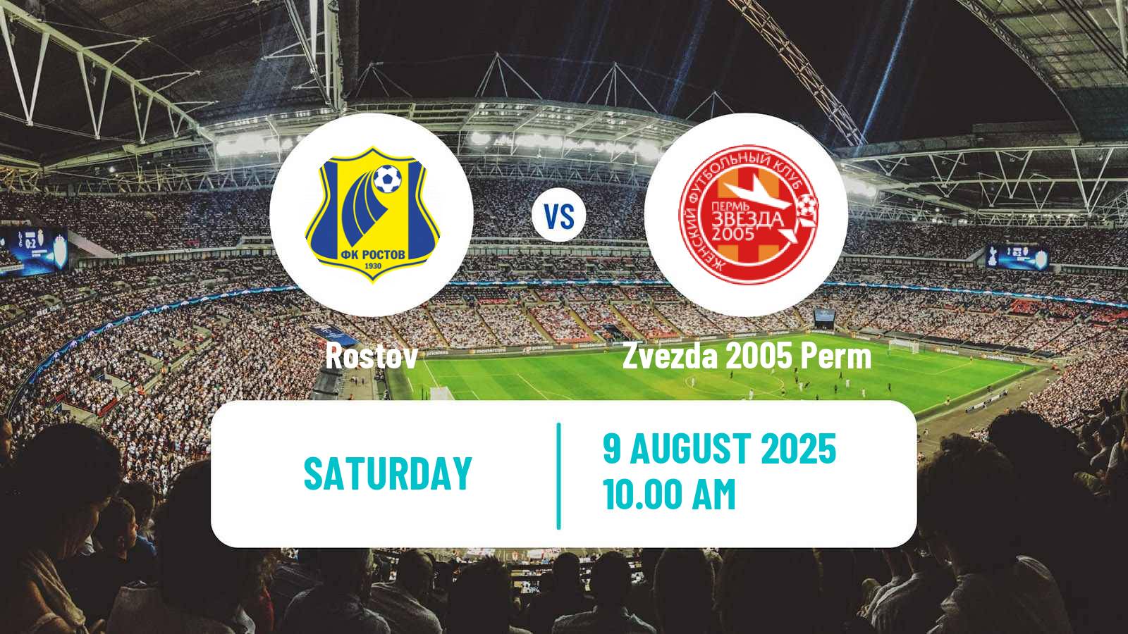 Football Russian Supreme Division Women Rostov - Zvezda 2005 Perm