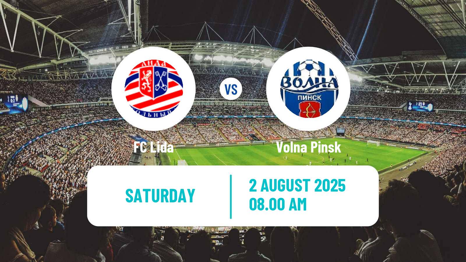 Football Belarusian Pershaya Liga Lida - Volna Pinsk