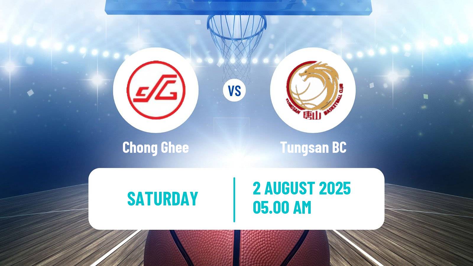 Basketball Singapore NBL Chong Ghee - Tungsan