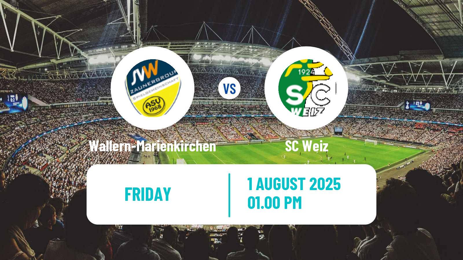 Football Austrian Regionalliga Central Wallern-Marienkirchen - SC Weiz