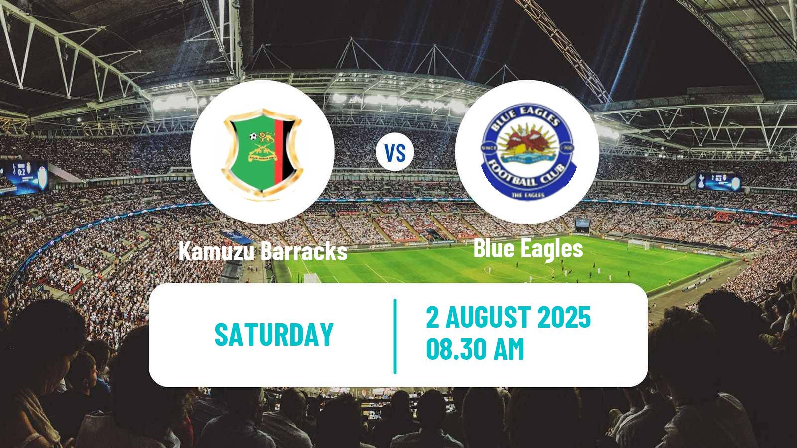 Football Malawi Premier Division Kamuzu Barracks - Blue Eagles