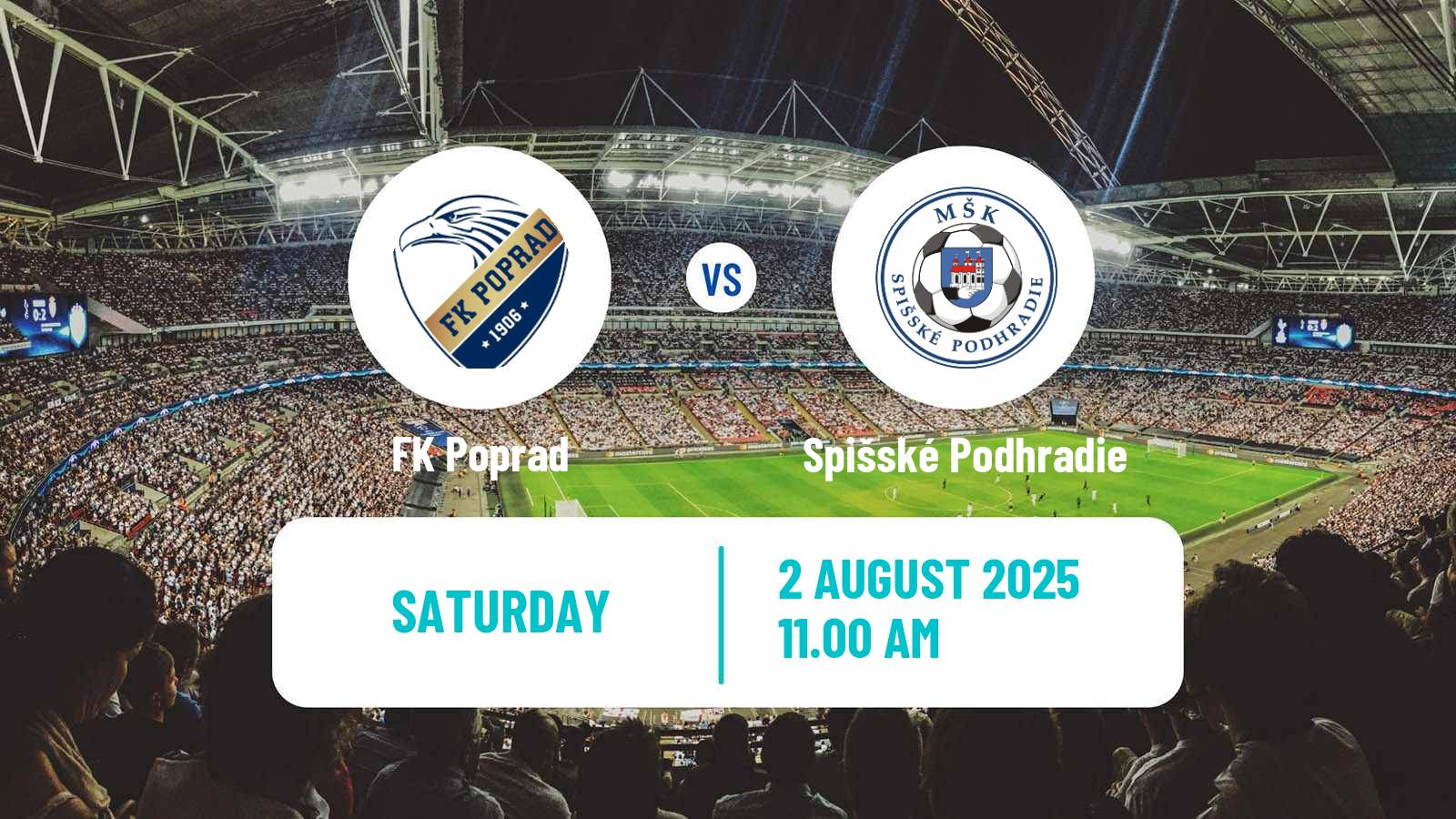 Football Slovak 3 Liga East Poprad - Spišské Podhradie