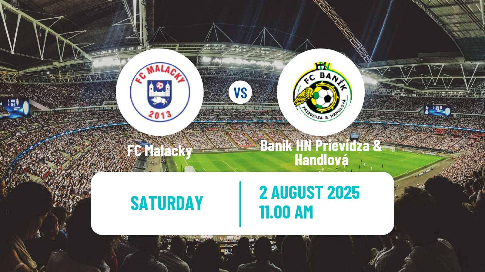 Football Slovak 3 Liga West Malacky - Baník HN Prievidza & Handlová