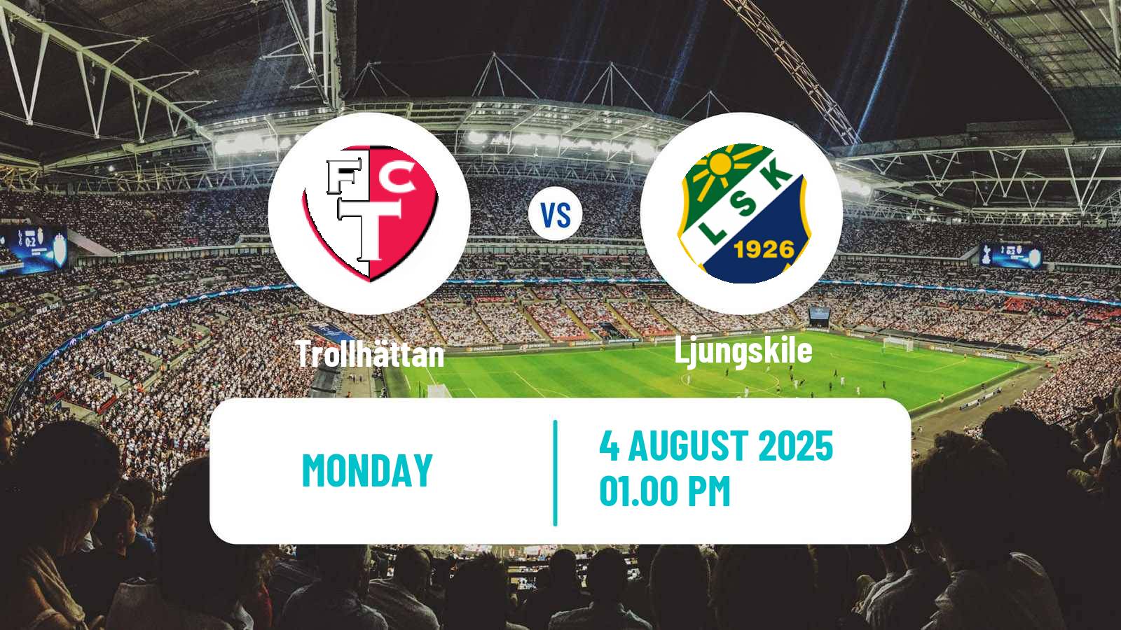 Football Swedish Division 1 Södra Trollhättan - Ljungskile