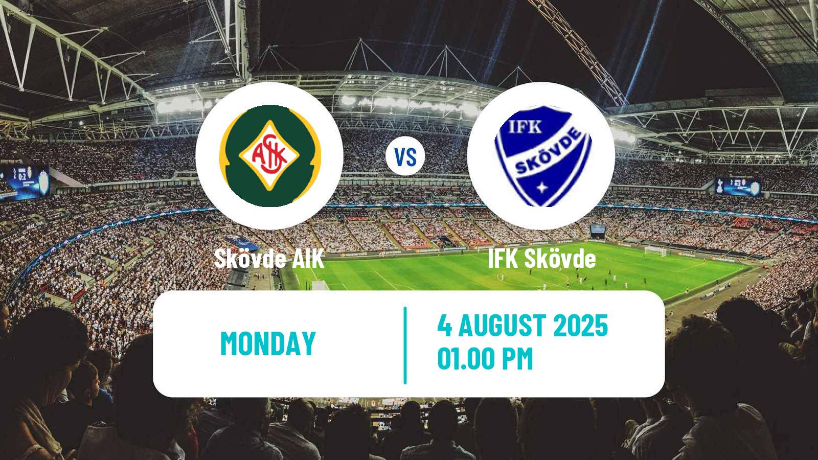 Football Swedish Division 1 Södra Skövde AIK - IFK Skövde
