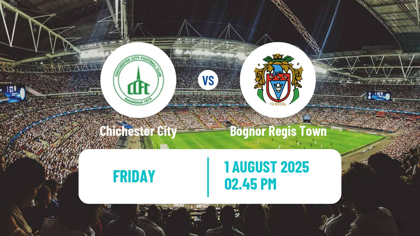 Football Club Friendly Chichester City - Bognor Regis Town
