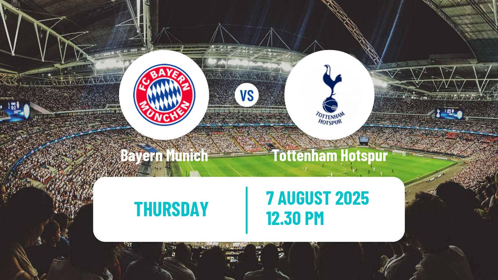 Football Club Friendly Bayern Munich - Tottenham Hotspur