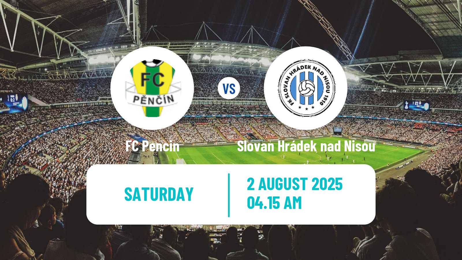Football Czech Cup Pencin - Slovan Hrádek nad Nisou