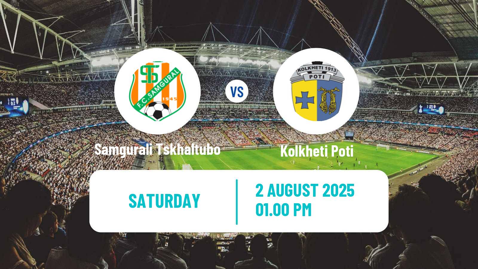 Football Georgian Erovnuli Liga Samgurali Tskhaltubo - Kolkheti Poti