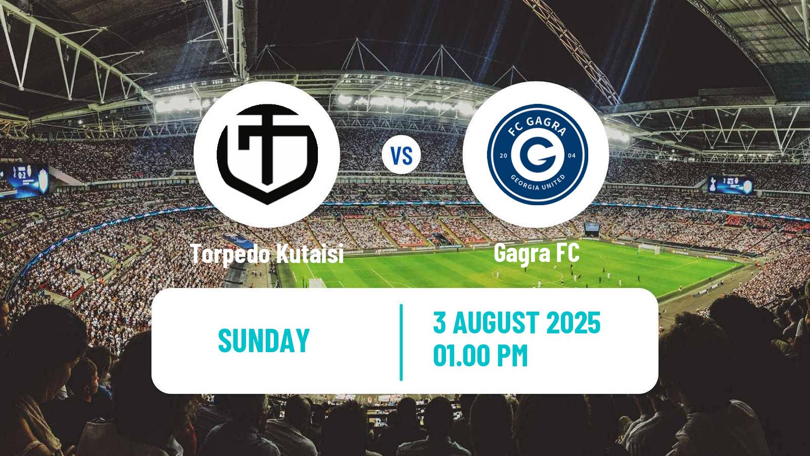 Football Georgian Erovnuli Liga Torpedo Kutaisi - Gagra