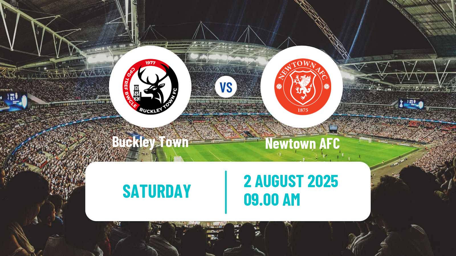 Football Welsh League Cup Buckley Town - Newtown