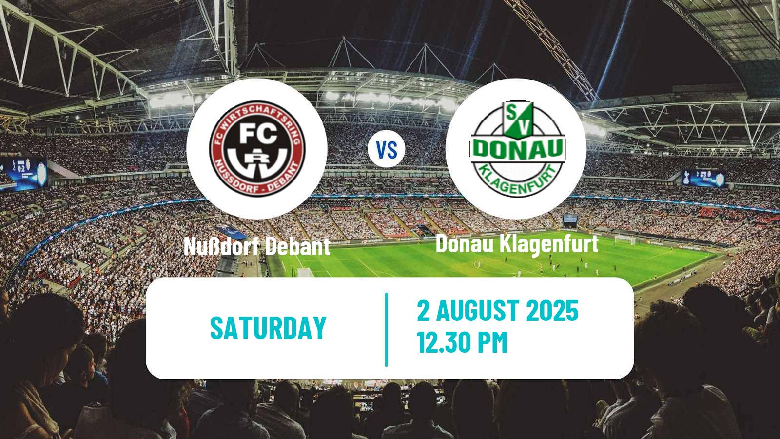 Football Austrian Landesliga Karnten Nußdorf Debant - Donau Klagenfurt
