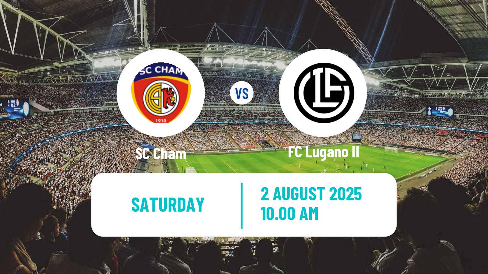 Football Swiss Promotion League Cham - Lugano II