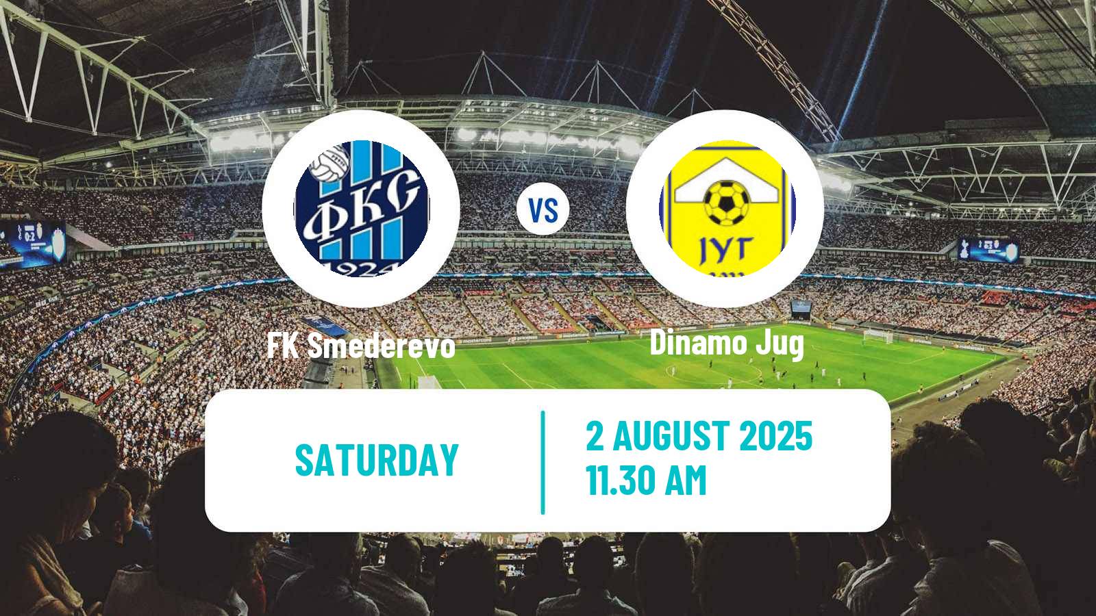 Football Serbian Prva Liga Smederevo - Dinamo Jug