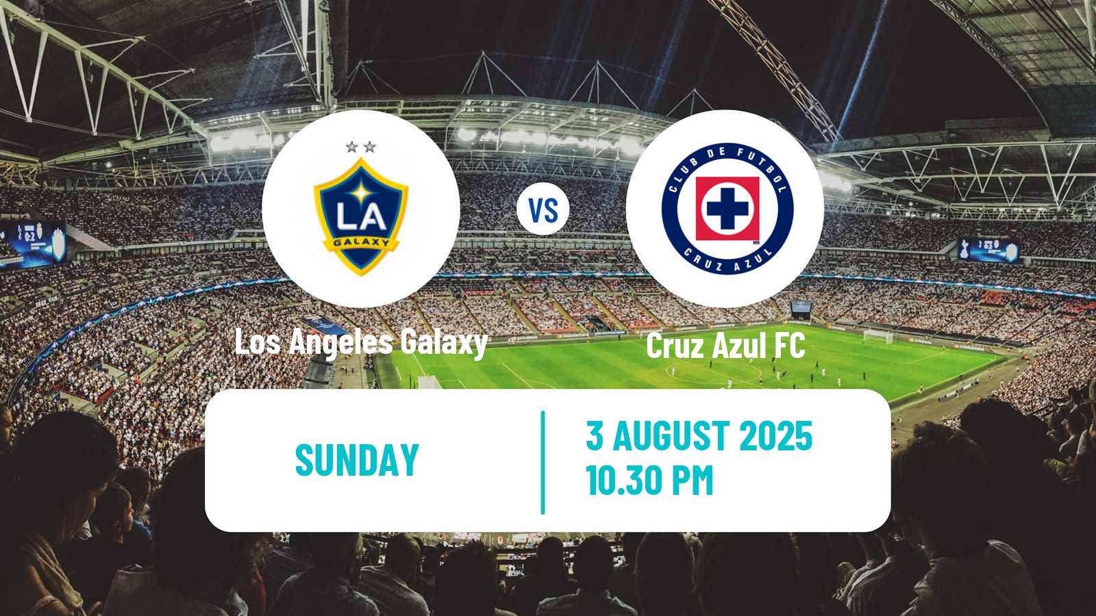 Football CONCACAF League Cup Los Angeles Galaxy - Cruz Azul