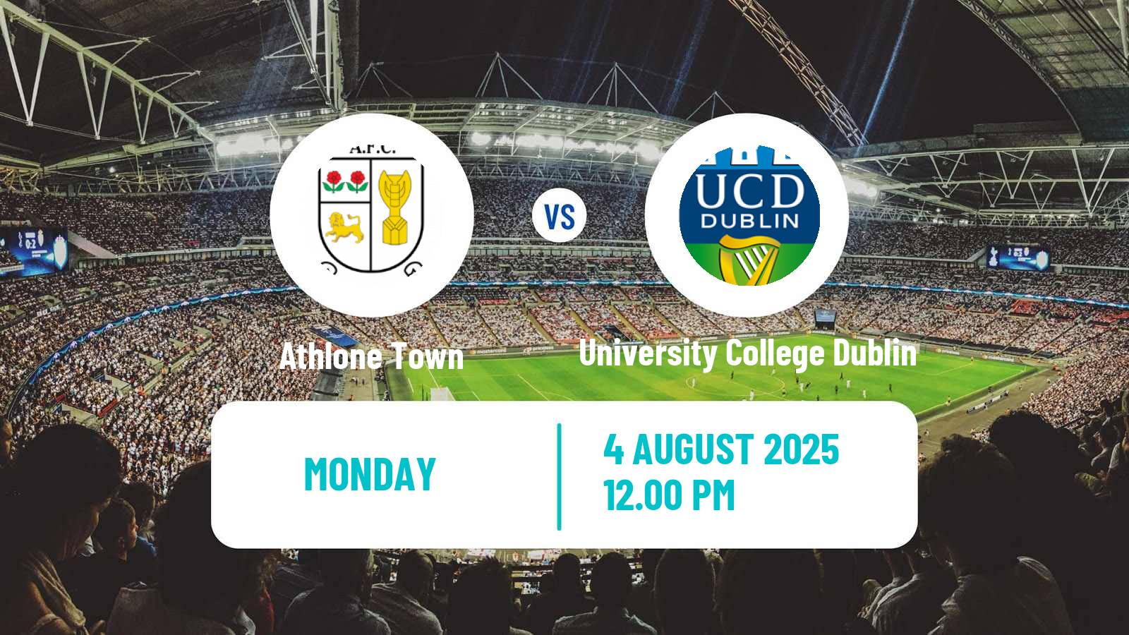Football Irish Division 1 Athlone Town - University College Dublin